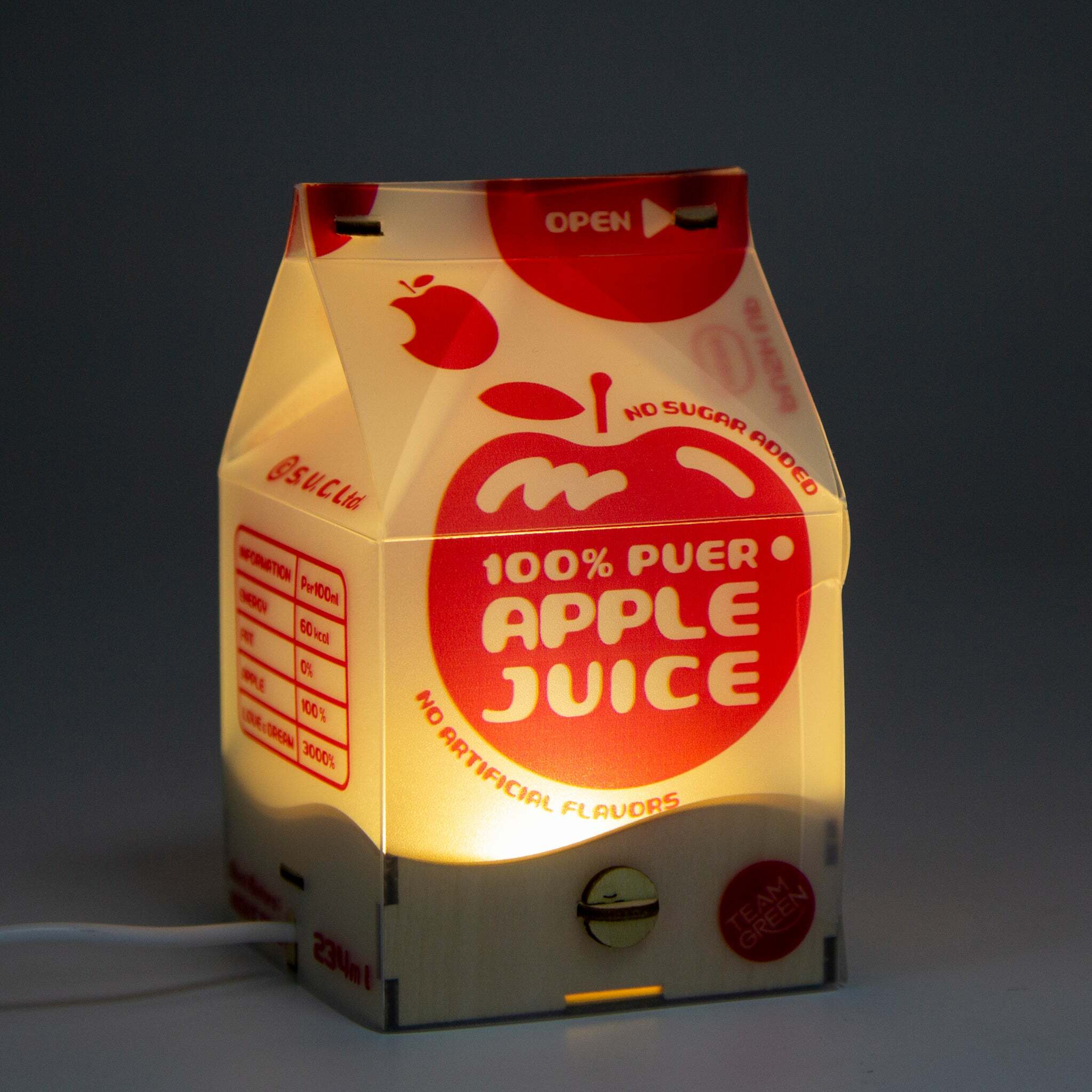 TG LS MILK CARTON LIGHT - APPLE JUICE&nbsp;