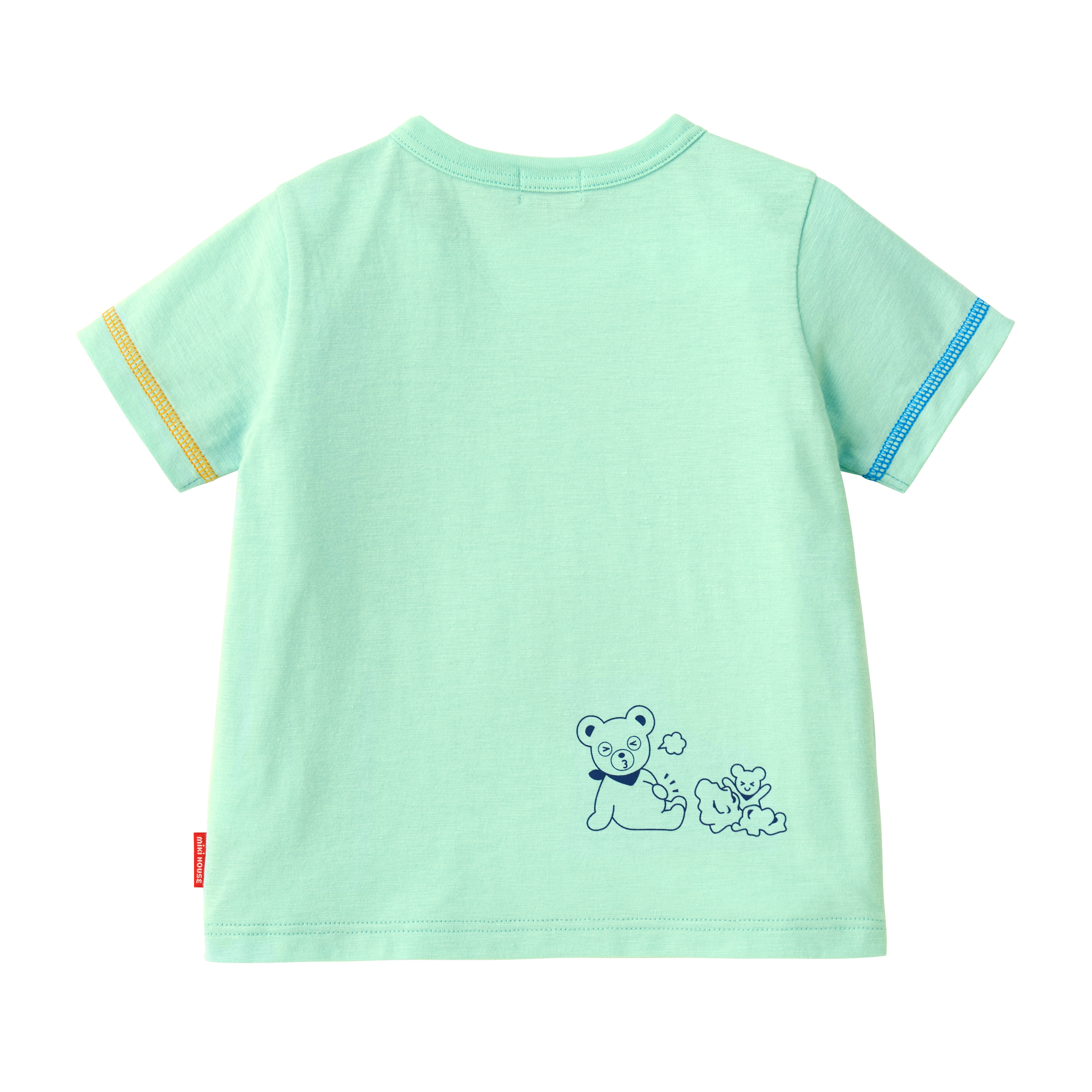 小熊全刺綉T卹綠色