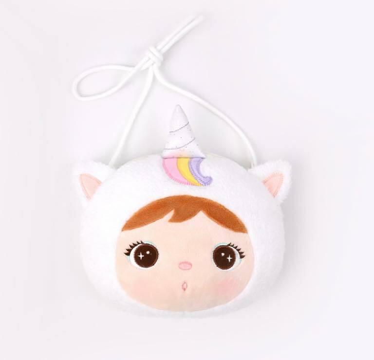 A184WE_SS23_C🦄白色cosplay可愛獨角獸斜孭袋(pre-order)