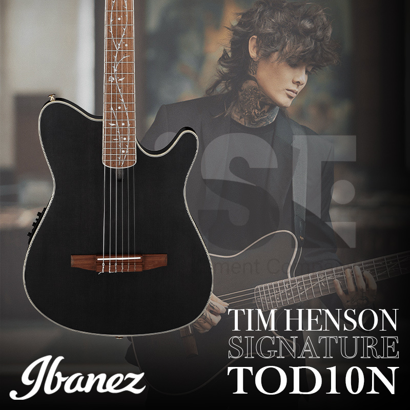 簽名款 Ibanez TOD10N Tim Henson 雲杉木 面單板 電古典吉他