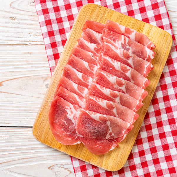 日本鹿兒島黑豚梅頭片 227g