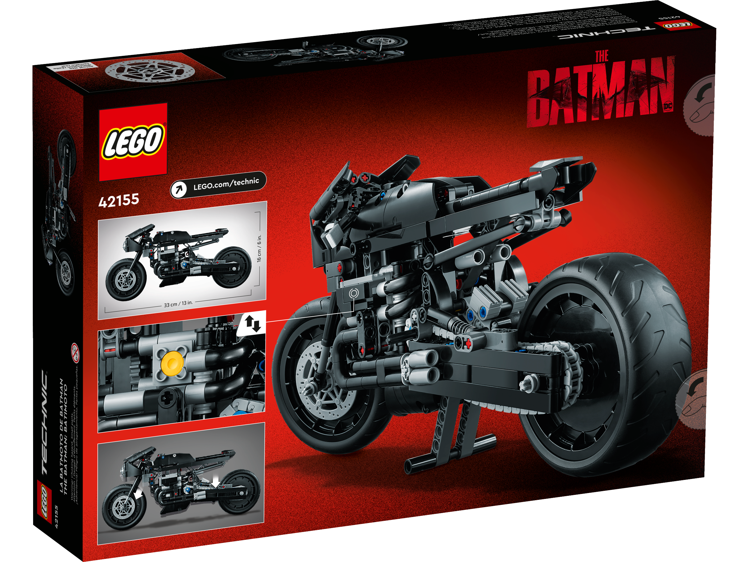 LEGO 42155 THE BATMAN – BATCYCLE™ (Technic)