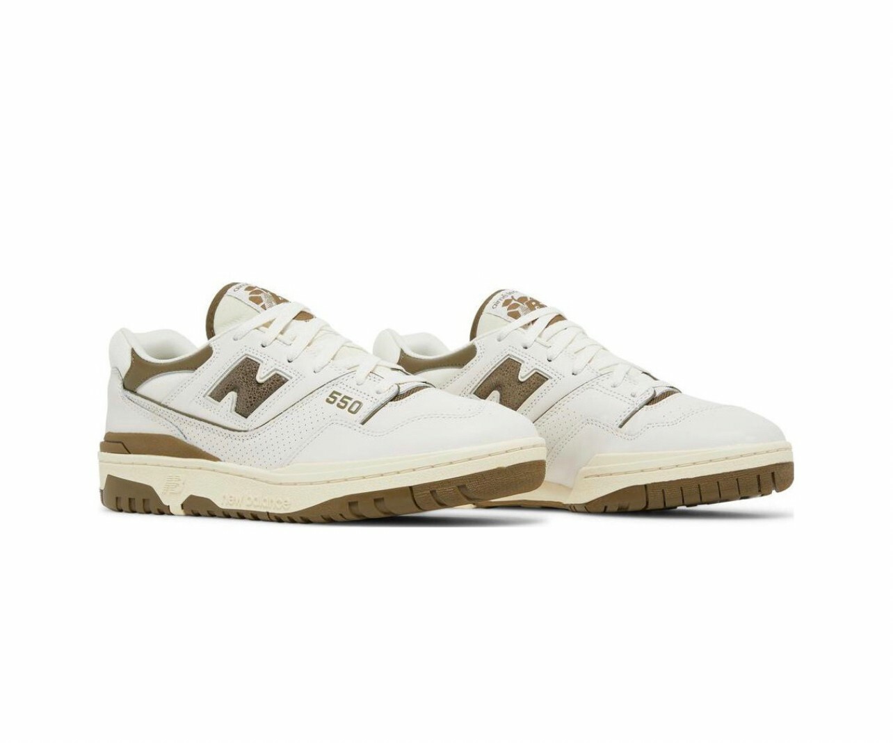 代購 New Balance x Aime Leon Dore 550 復古籃球鞋 白咖 FEB-