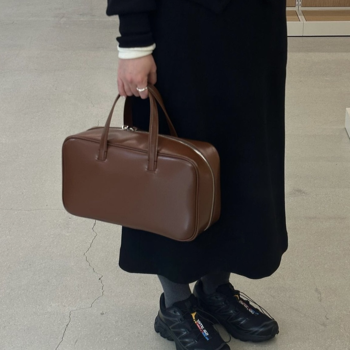 <韓國代購> ROH TIN SQUARE TOTE BAG