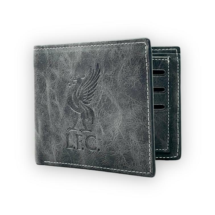 利物浦黑色暗花會徽銀包