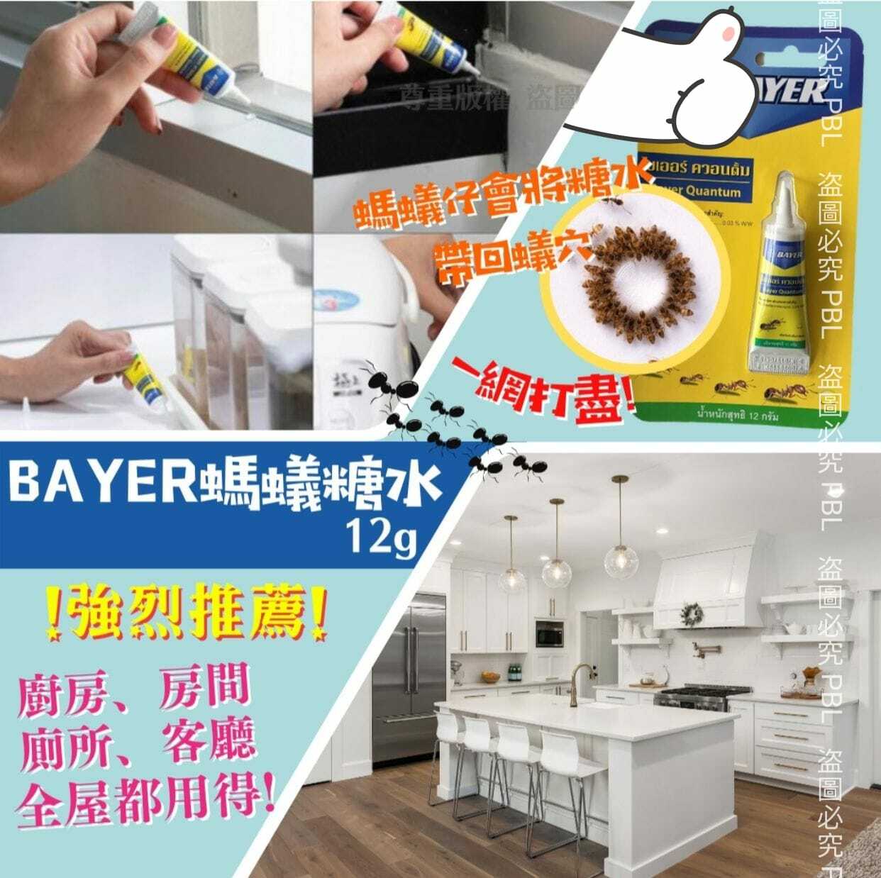 泰國BAYER螞蟻糖水12g