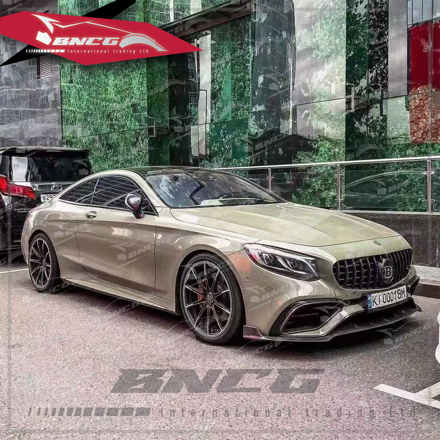 賓士 Benz C217 S63 改裝 卡夢 碳纖維 外觀件 Brabus款 前導流 後導流 後照鏡殼 尾翼 前後風口飾件