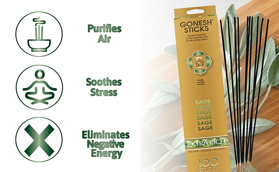 美國 GONESH | EXTRA RICH 系列 - 鼠尾草 100支裝