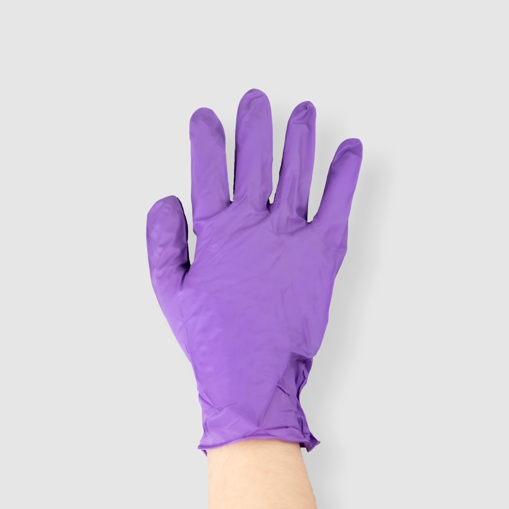 NBR耐油手套(XL) 紫色