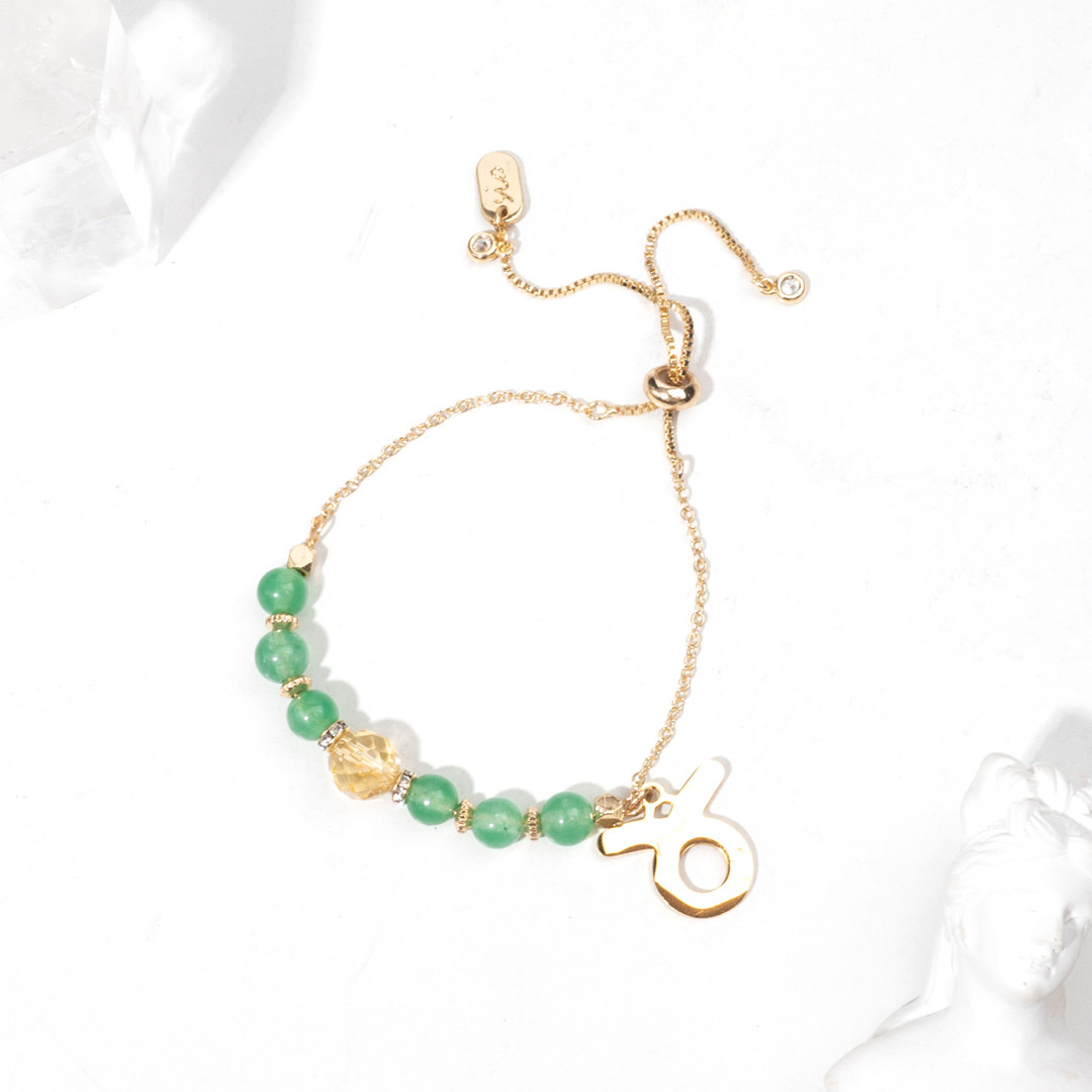 【群星】向陽花開-黃水晶綠東陵手鍊
