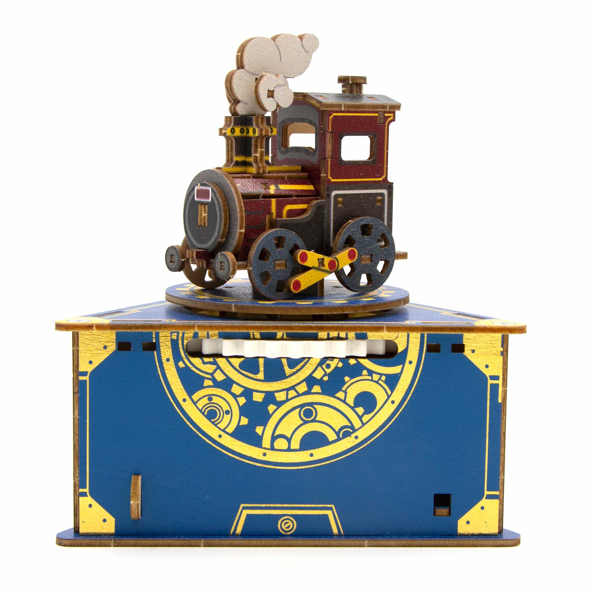 Jigzle 3D Plywood Puzzle - Musical Box: Classic Locomotive