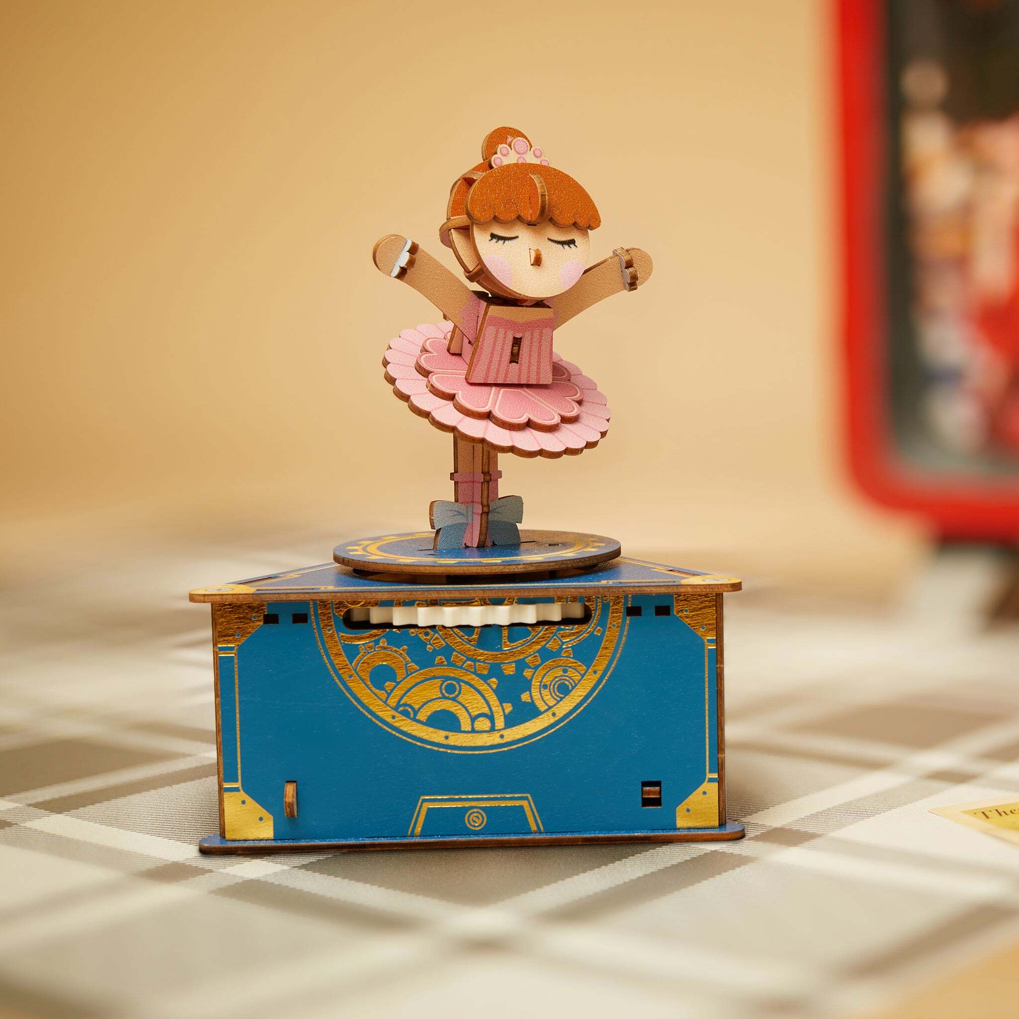 Jigzle 3D Plywood Puzzle - Musical Box: Classic Ballet Dancer