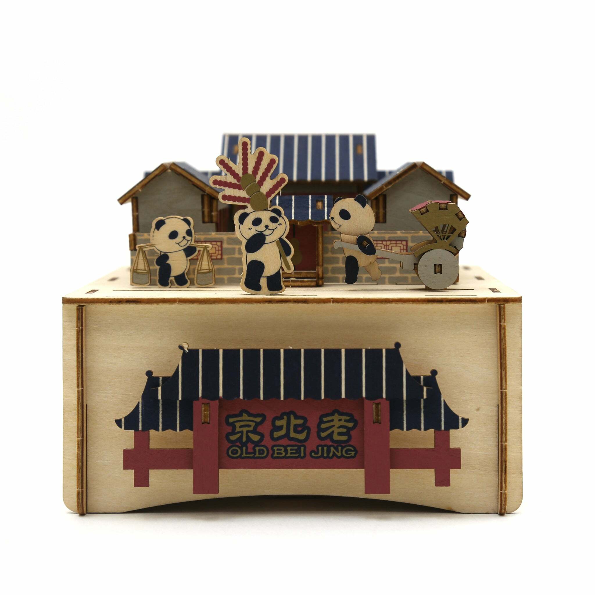 Jigzle 3D Plywood Puzzle - Musical Box:Old Beijing