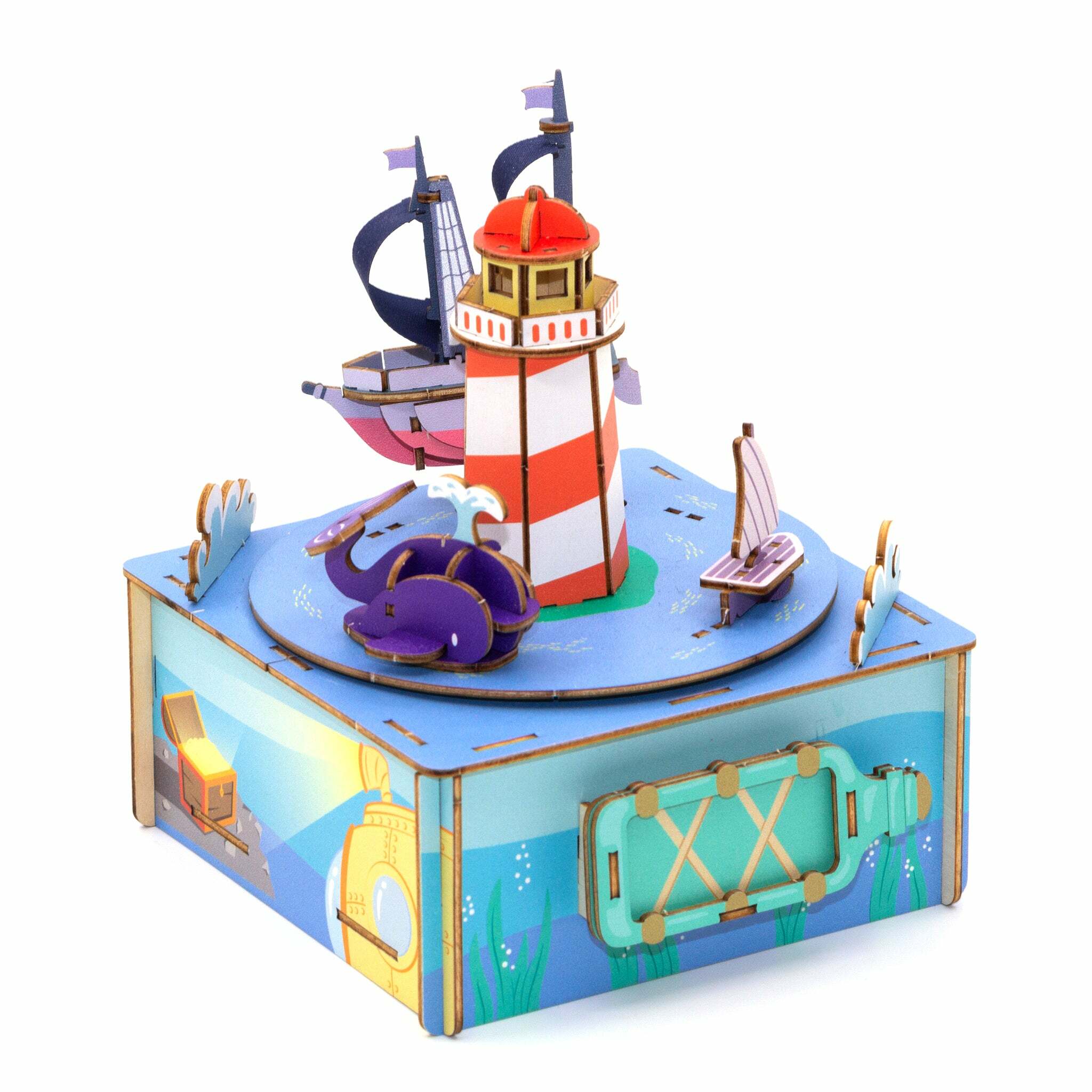 Jigzle 3D Puzzle Musical Box Adventure Series - Ocean Adventure