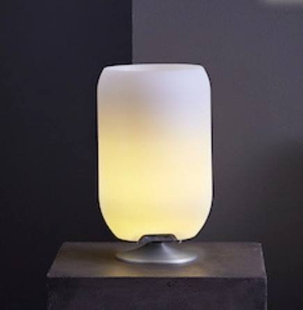 KOODUU|Atmos藍牙音箱燈飲料架｜銀腳