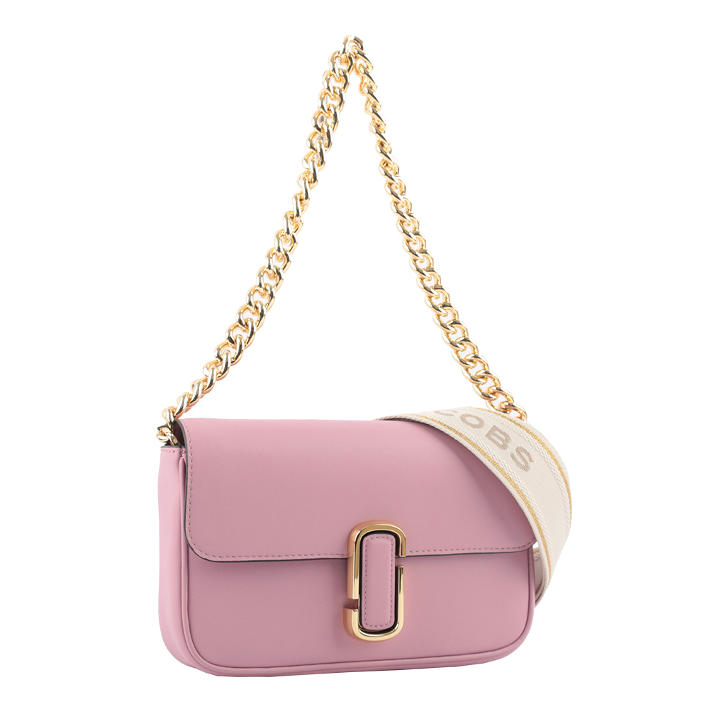 【MARC JACOBS】THE J MARC 平滑牛皮翻蓋二用包