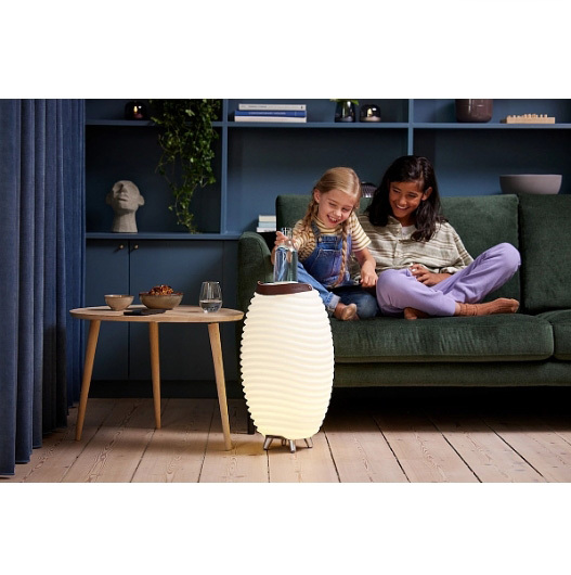 KOODUU |波浪設計藍牙音箱燈飲料架｜小型