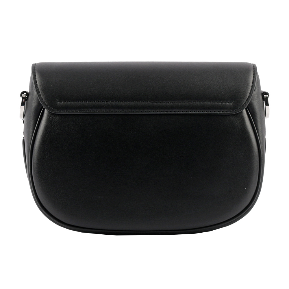 【MARC JACOBS】THE MESSENGER 翻蓋馬鞍斜背包(黑色)