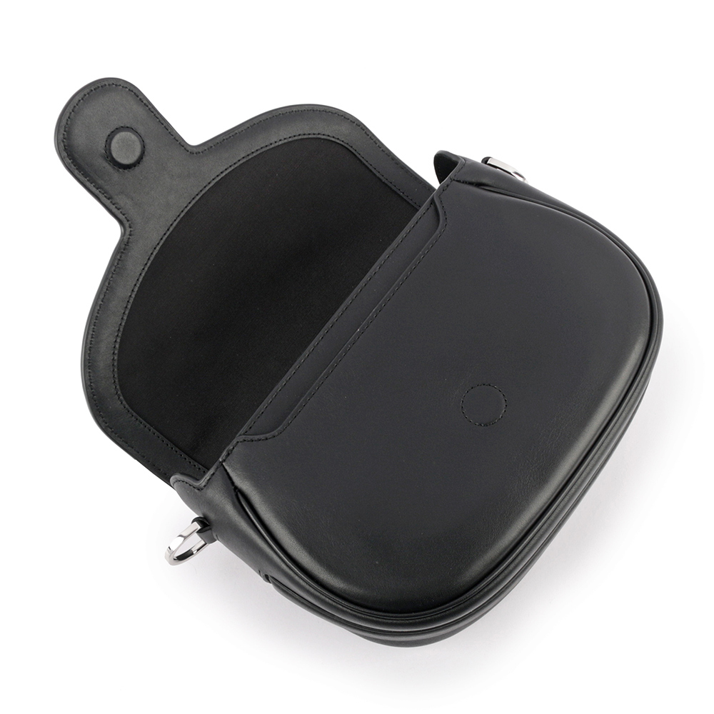 【MARC JACOBS】THE MESSENGER 翻蓋馬鞍斜背包(黑色)