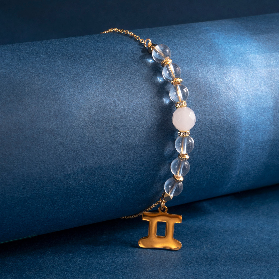 【群星】愛琴海岸-粉水晶白水晶手鍊