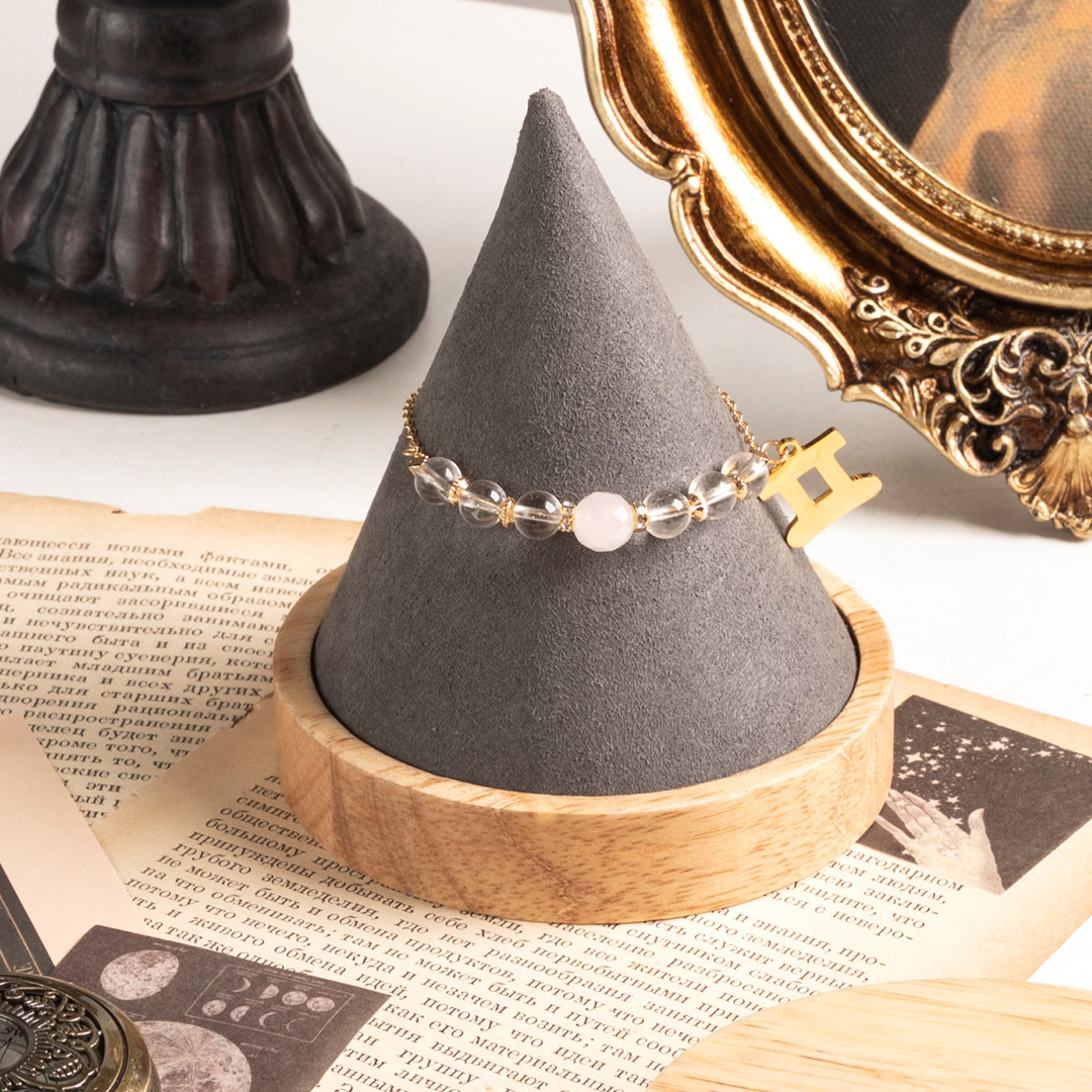 【群星】愛琴海岸-粉水晶白水晶手鍊