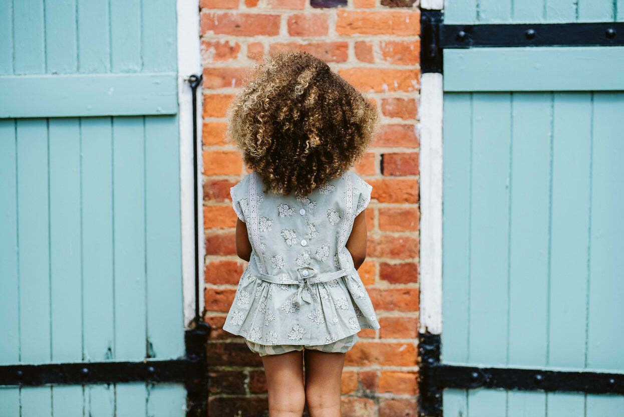 Little Cotton Clothes - Willow Blouse - Zinnia floral