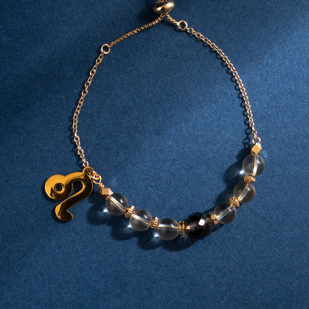 【群星】黃金時間-茶水晶黃水晶手鍊