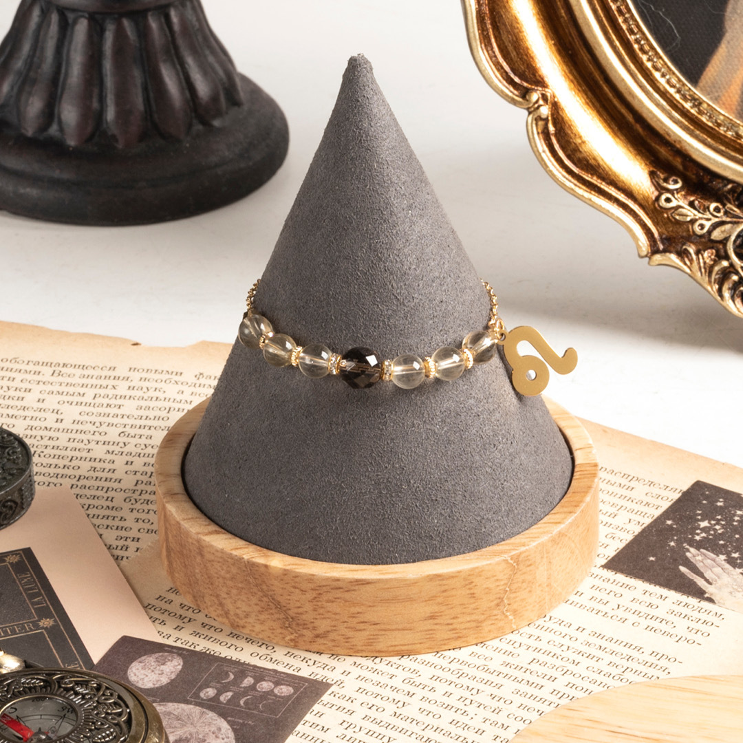 【群星】黃金時間-茶水晶黃水晶手鍊