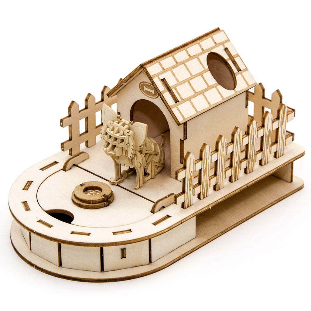 JIGZLE (E) 3D PUZZLE - Dog House with Paper Chihuahua