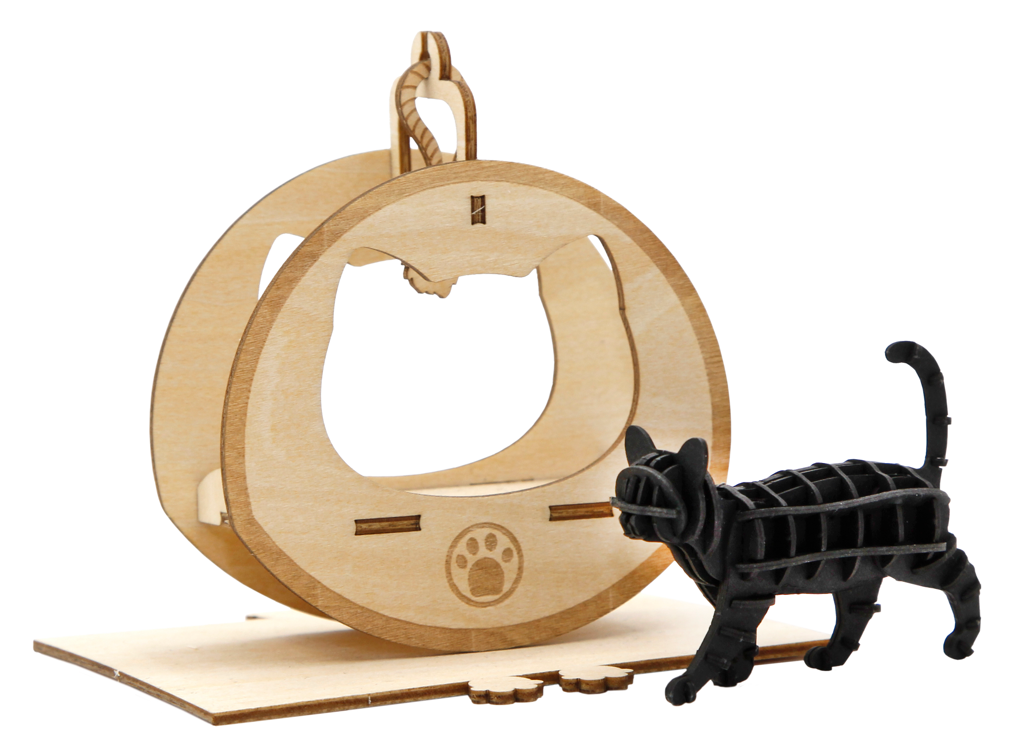 JIGZLE (E) 3D PUZZLE - CAT PLAYGROUND with WALKING CAT