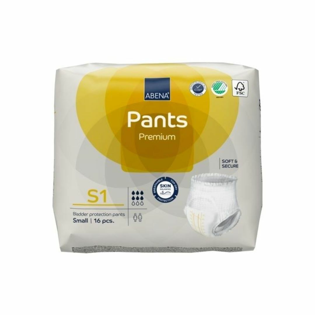 Abena 雅保 - S1 日用成人紙尿褲 (細) | (原箱6包 x 16片)