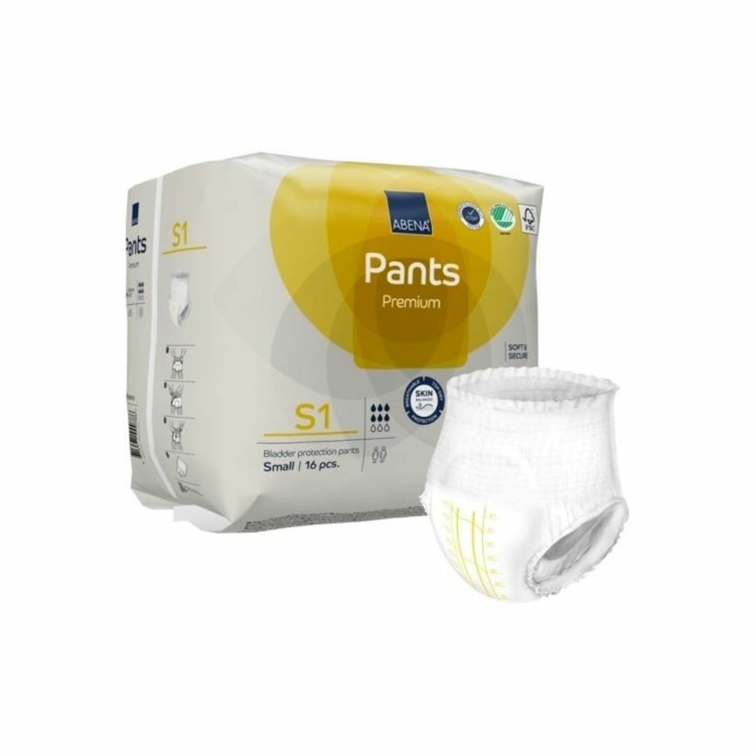 Abena 雅保 - S1 日用成人紙尿褲 (細) | (原箱6包 x 16片)