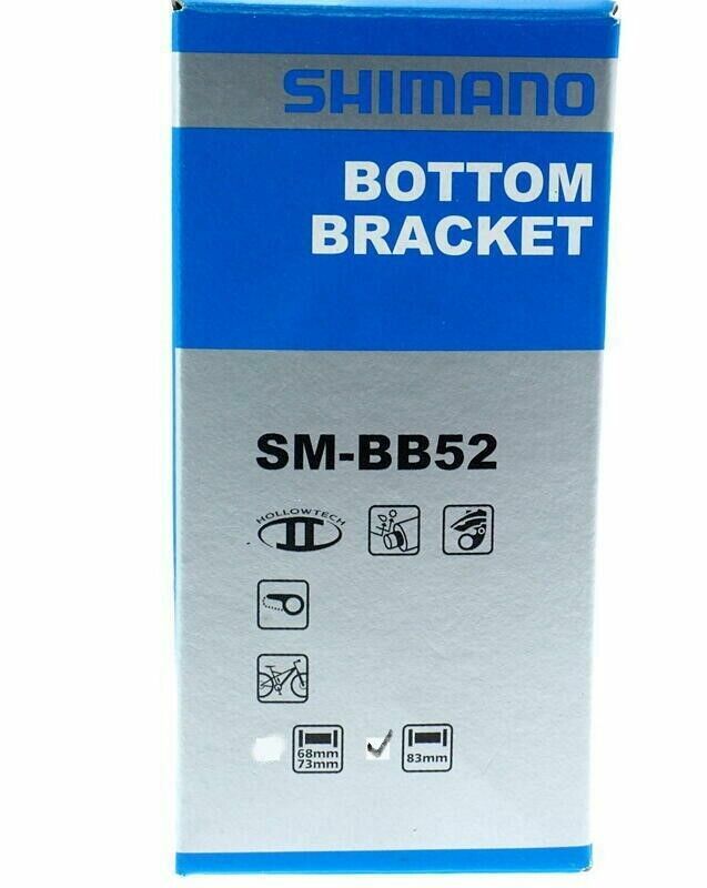 Shimano SM-BB52 MTB HOLLOWTECH II BSA Bottom Bracket, E