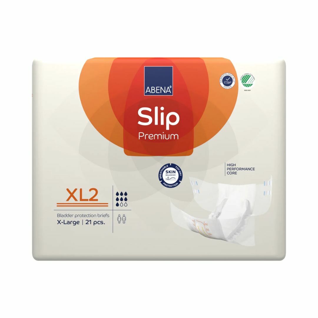 Abena 雅保 - Slip Premium XL2 標準日用成人紙尿片 (加大) | (原箱4包 x 21片)