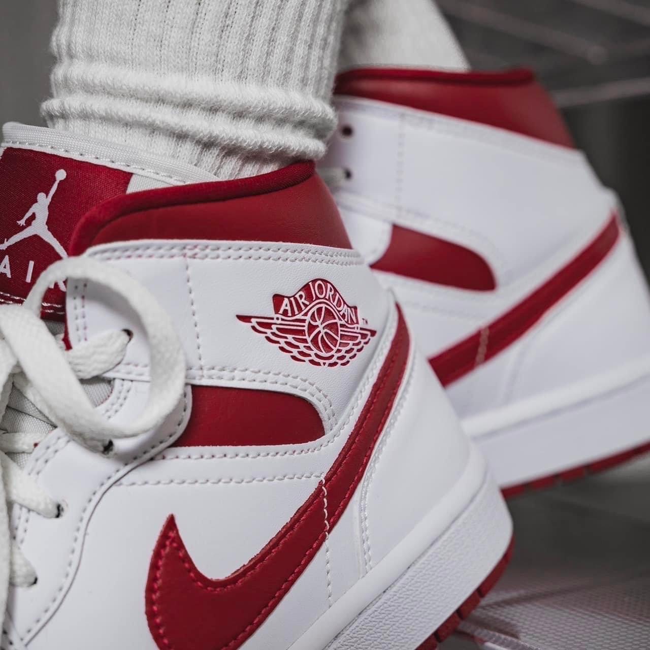 -(D6b)-WMNS AIR JORDAN 1 MID "REVERSE CHICAGO" 白紅-BQ6472 161