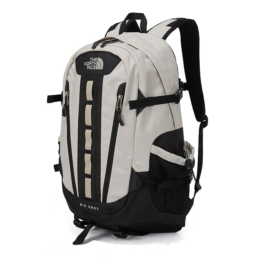 THE NORTH FACE BIG SHOT 大容量 雙肩 後背包 灰白 NM2DP00D