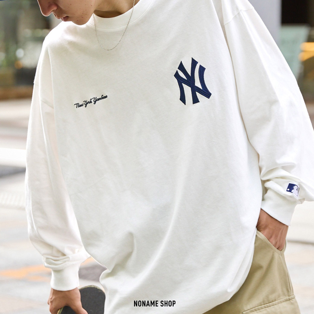 MLB 美國職棒大聯盟 刺繡 長T 四色 (男/女款)