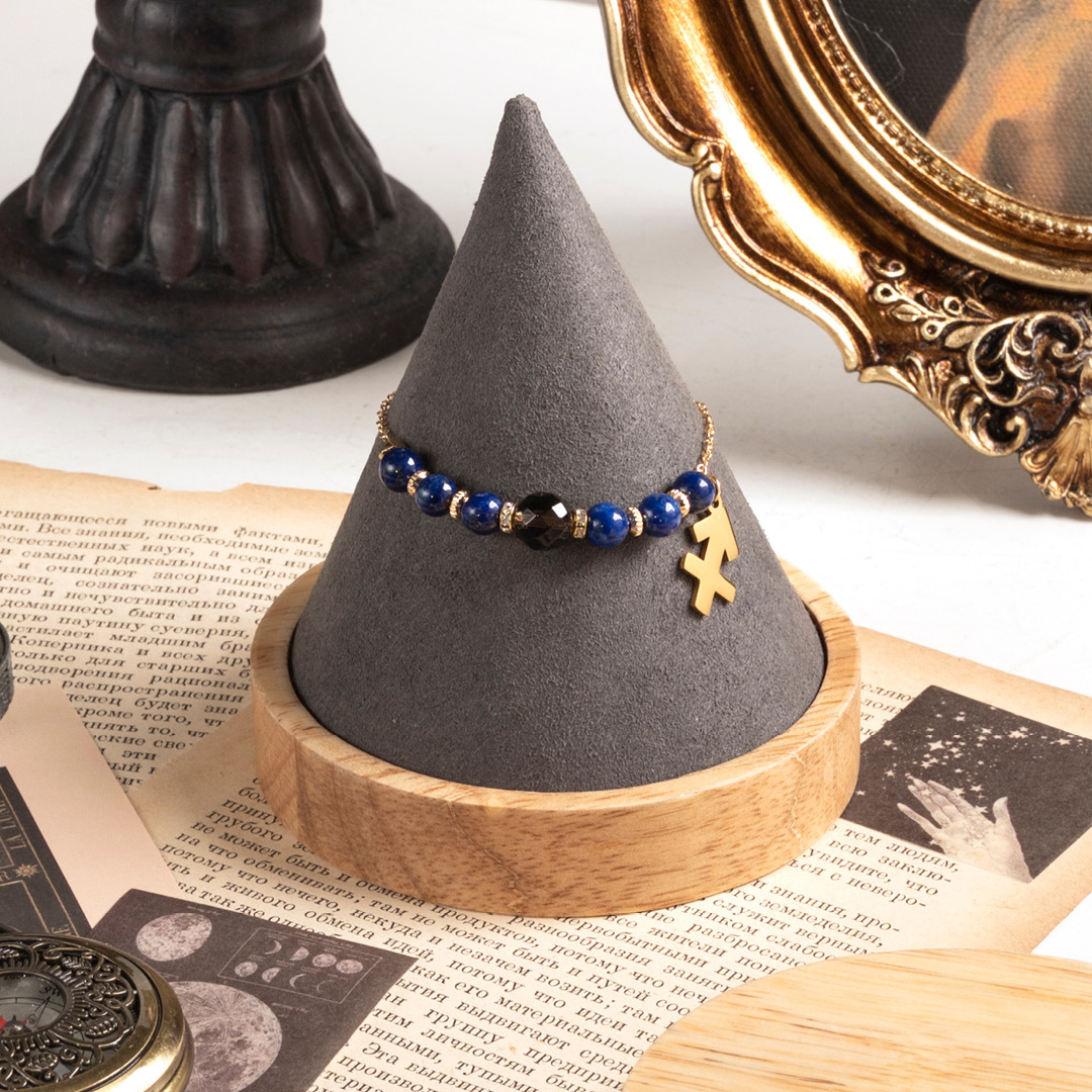 【群星】穹頂之下-茶水晶青金石手鍊