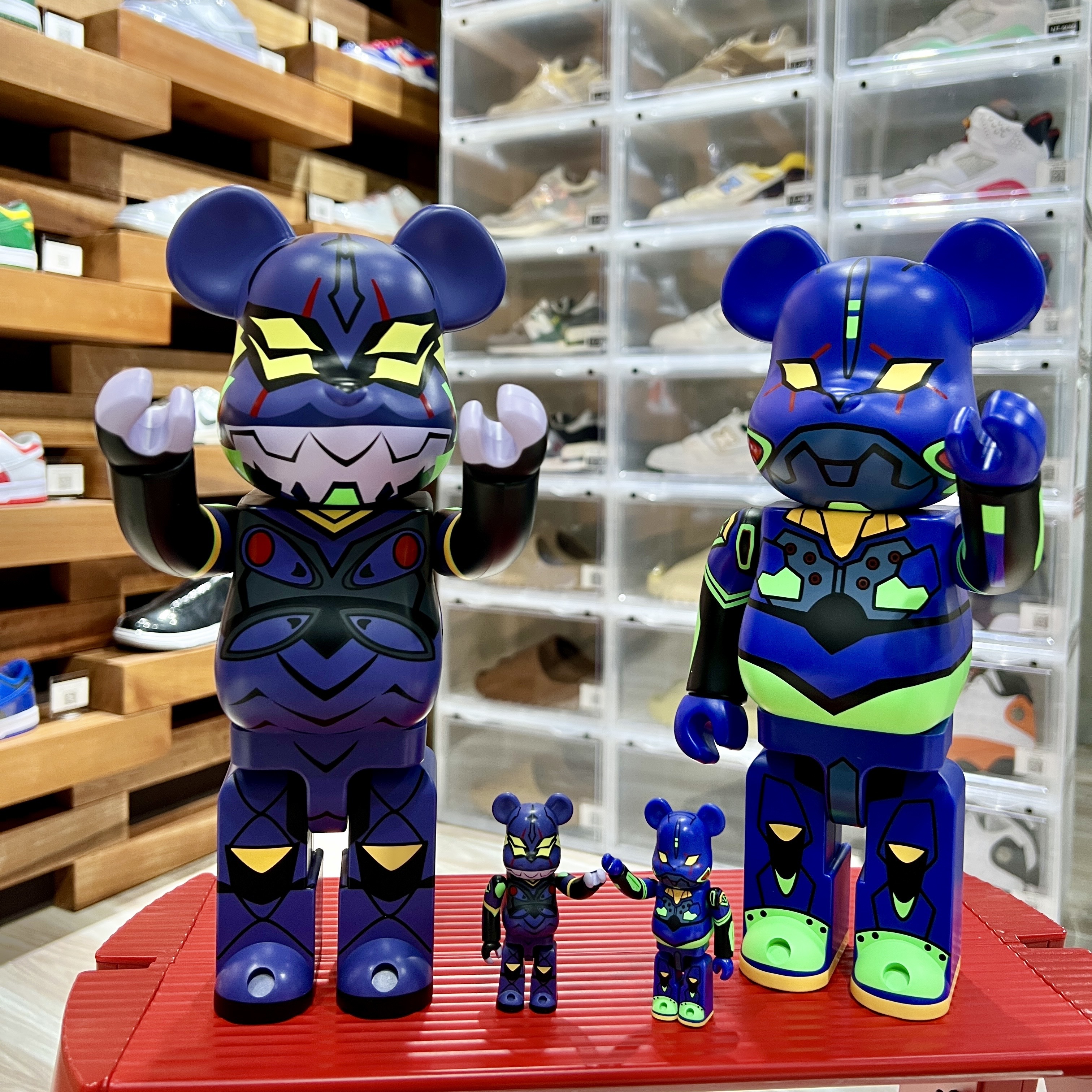 BE@RBRICK EVANGELION EVA13 (NEW PAINT VER.) 400%+100% 新世紀福音戰士 13號機
