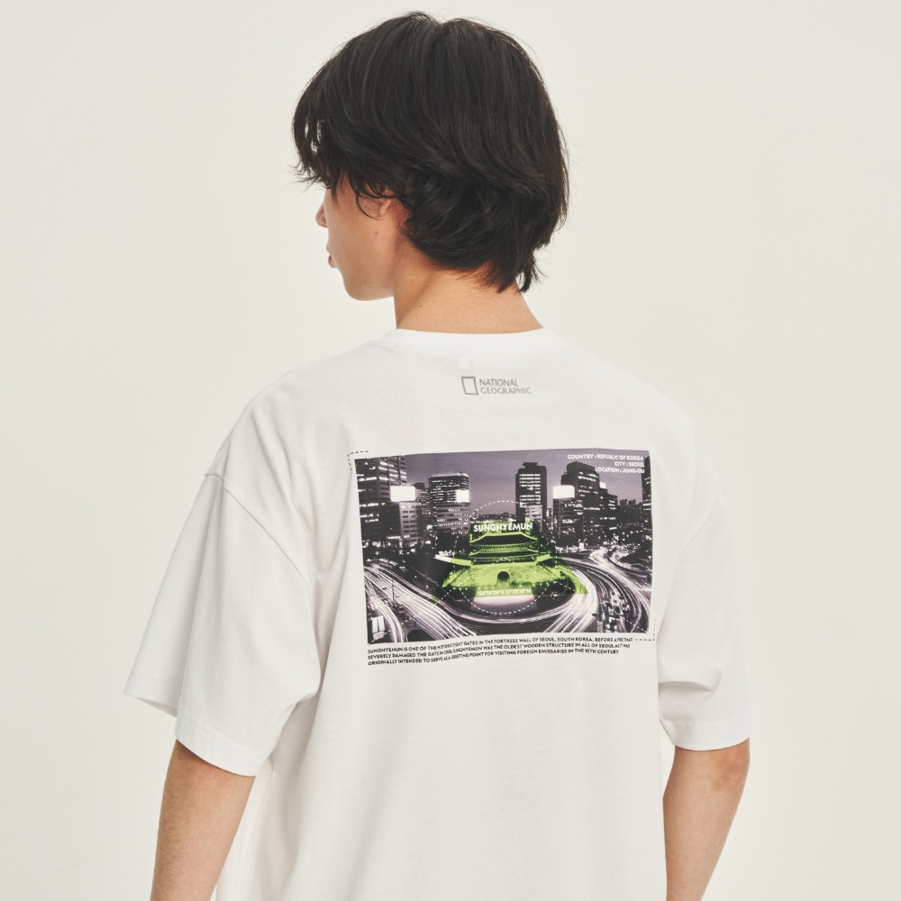 URBAN CITY Graphic Short Sleeve Tee 2 - WHITE