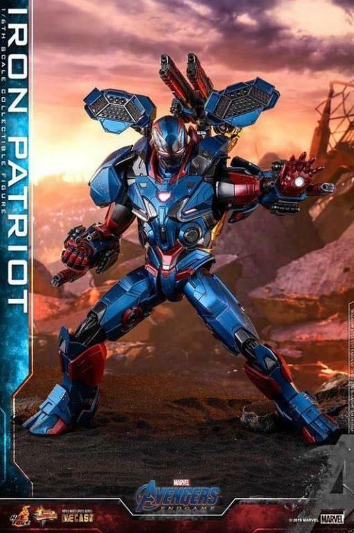 Hottoys MMS547 D34 Iron Patriot Avengers Endgame War Machine 愛國者鋼鐵愛國者復仇者聯盟終局之戰