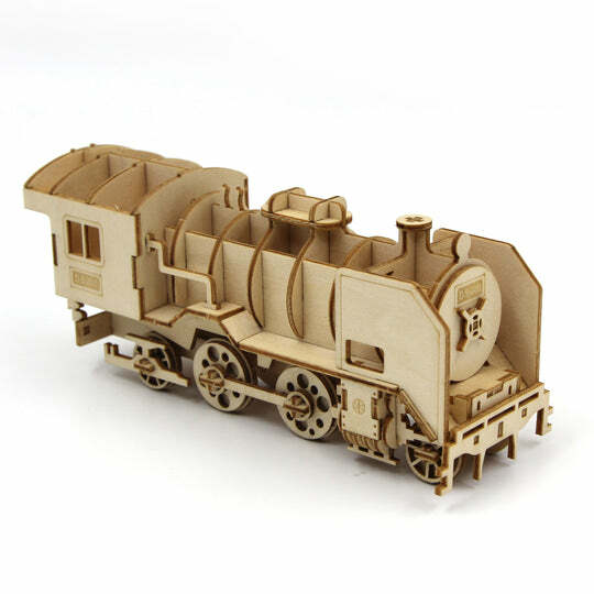 JIGZLE (E) 3D PLYWOOD PUZZLE - D51200 Locomotive
