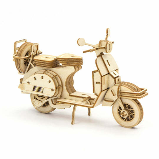 JIGZLE (E) 3D PLYWOOD PUZZLE - Scooter
