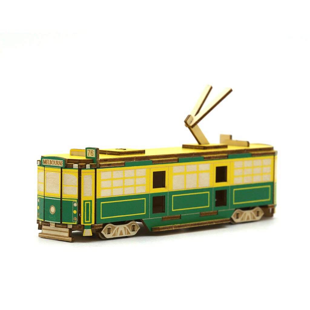 JIGZLE (E) 3D PLYWOOD PUZZLE - Melbourne Tram 