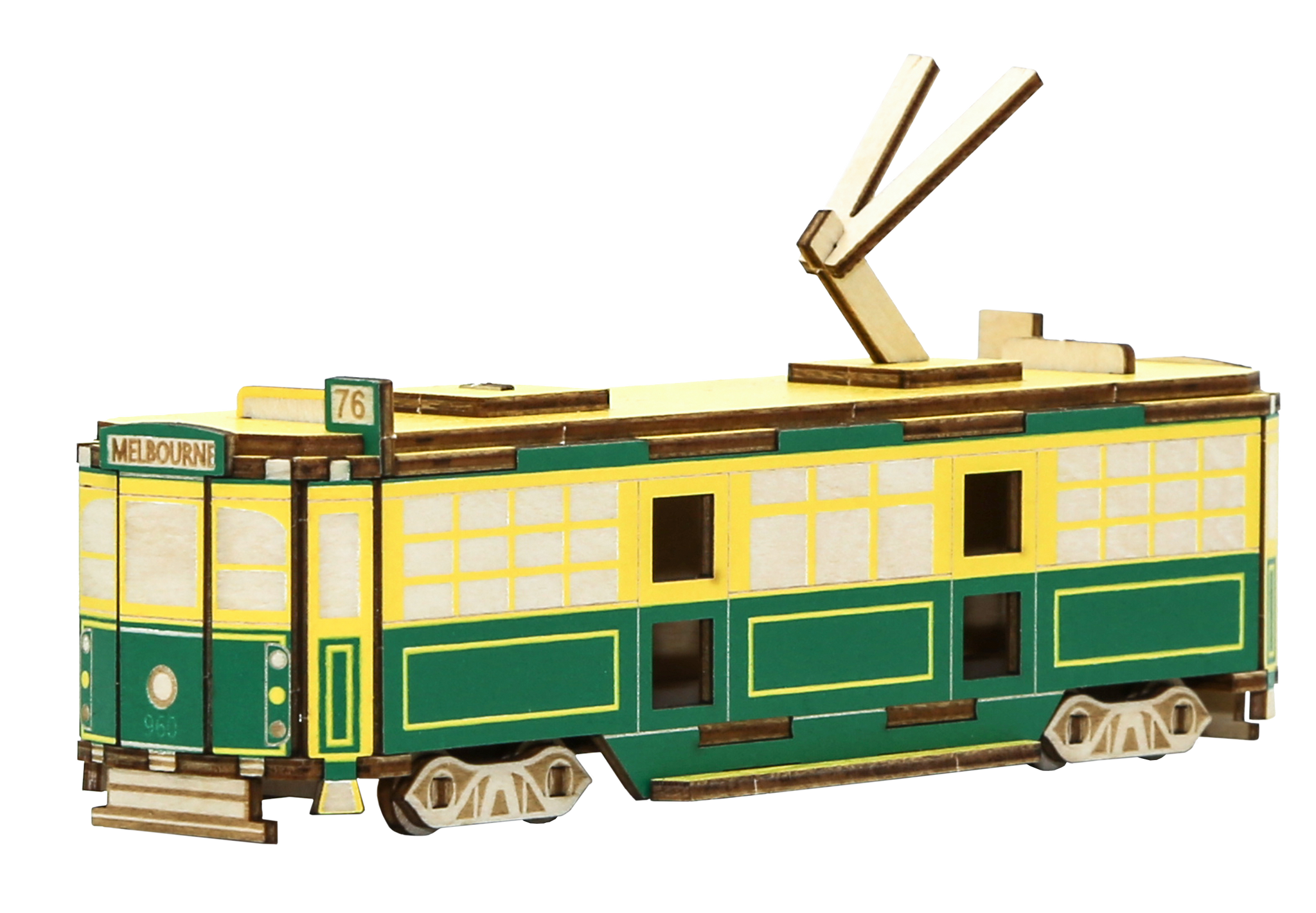 JIGZLE (E) 3D PLYWOOD PUZZLE - Melbourne Tram 