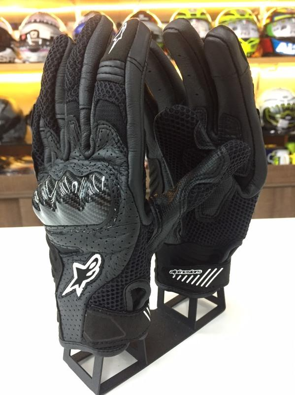 ALPINESTARS SMX-1 AIR V2 GLOVES BLACK 黑 皮布手套