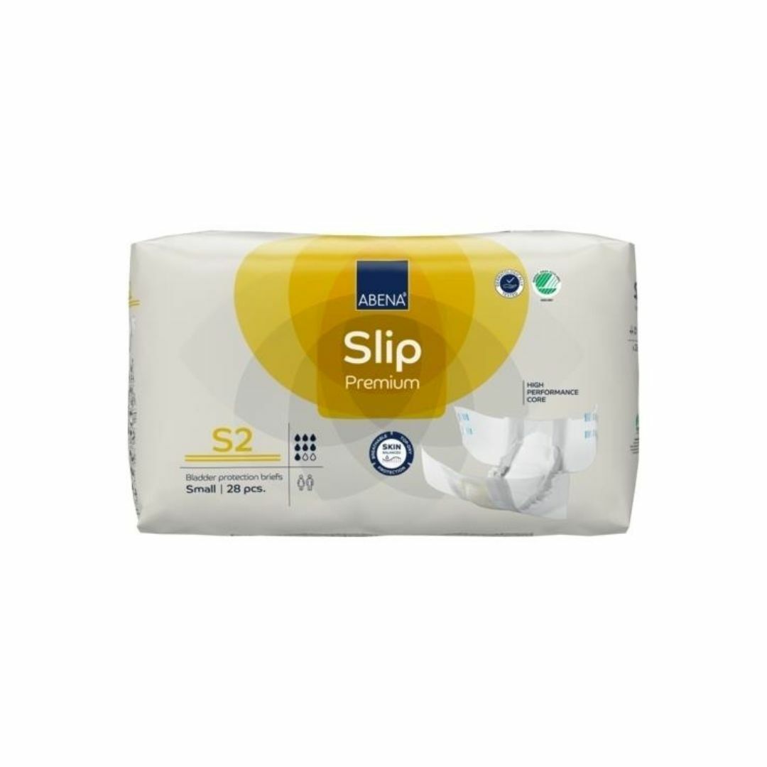 Abena 雅保 - Slip Premium S2 標準日用成人紙尿片 (細) | (原箱3包 x 28片)