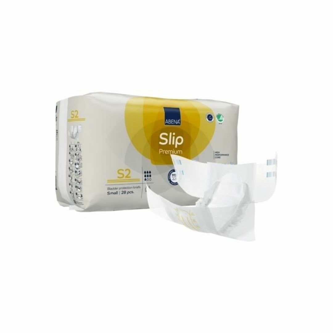 Abena 雅保 - Slip Premium S2 標準日用成人紙尿片 (細) | (原箱3包 x 28片)