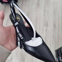 [S] LOVE MOSCHINO TASSEL PIN SHOE,BLACK, JA10027G1GIE0000 (SLM109)