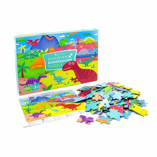 DISCOVER DINOSAURS PUZZLE